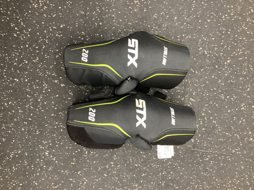 Vist Large View of Product Image Which is Used STX STALLION 200 ARM PAD Lacrosse Arm Pads/Guards Black SM 11162-S000425632