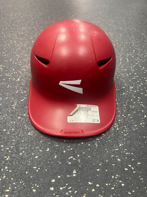 Vist Large View of Product Image Which is Used Easton SKULL CAP Catchers Helmet No Mask Red LG
