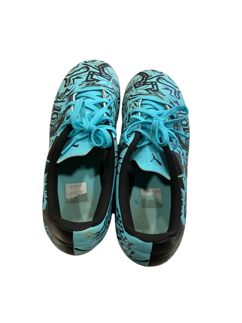 Used Puma Soccer Cleats Royal Blue Junior 04 11884-S000043706