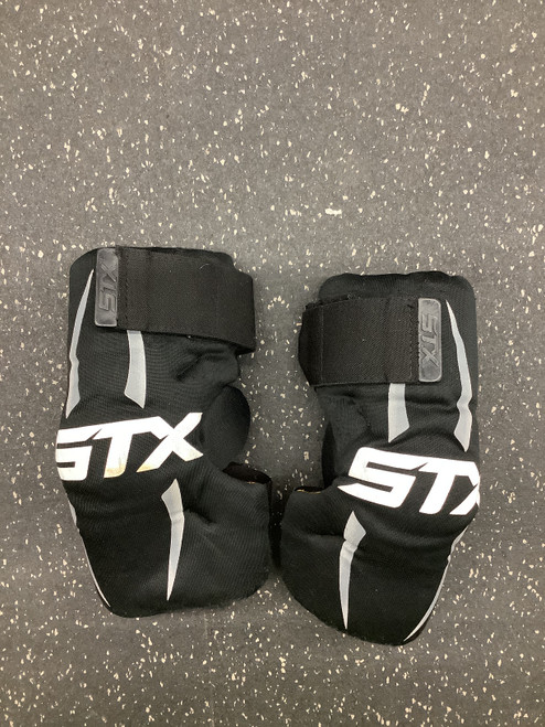 Vist Large View of Product Image Which is Used STX Lacrosse Arm Pads/Guards Black LG 11162-S000425650