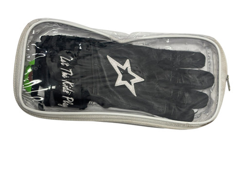 New LET THE KIDS PLAY BATTING GLOVES Black Youth XS 11731-S000135502