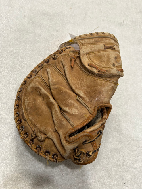 Vist Large View of Product Image Which is Used Rawlings DB25 Baseball Catchers Mitt RH Throw Brown 30"
