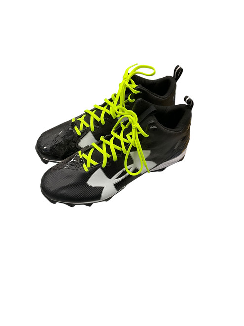 Used Under Armour Adult FB Cleats Black Senior 16 11733-S000184877