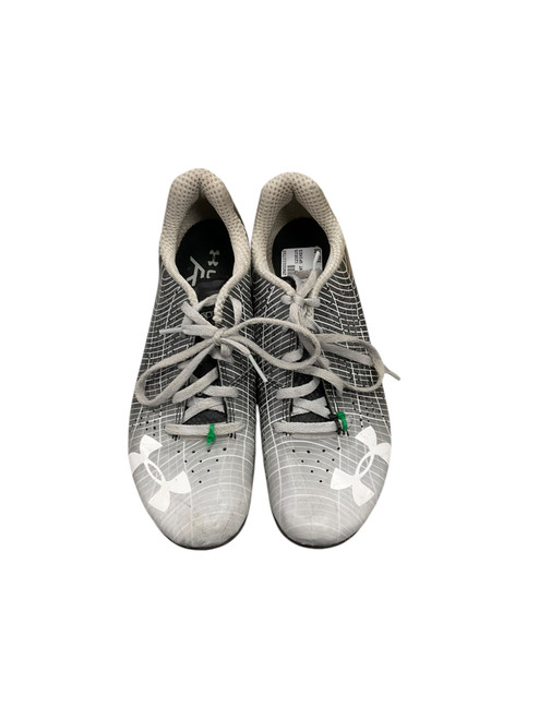 Vist Large View of Product Image Which is Used Under Armour Track & Field Cleats Adult Grey Senior 7.5