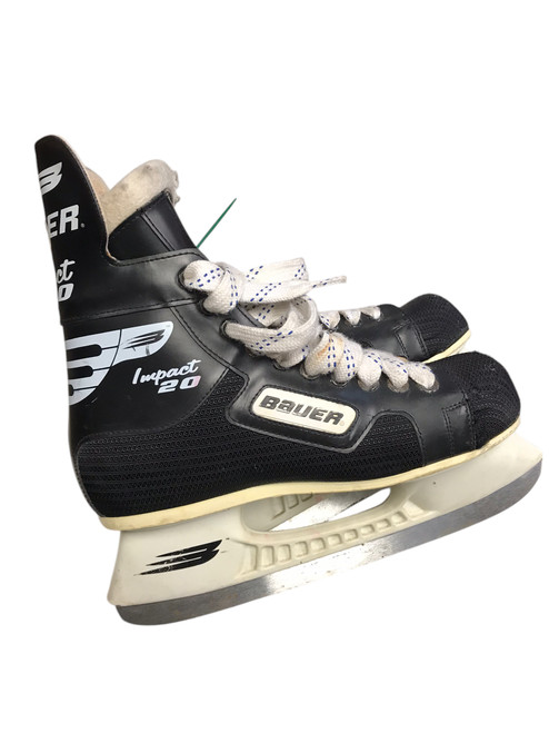 Used Bauer IMPACT 20 Junior Hockey Skate Junior 06 11706-S000348850