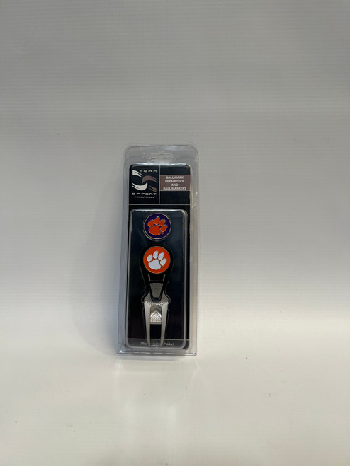 Used TEAM EFFORT CLEMSON MARKER/DIVOT TOOL Field Equipment 11843-S000011467