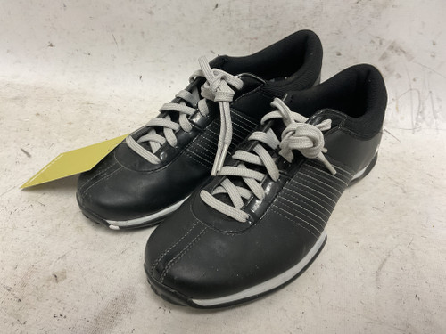 Vist Large View of Product Image Which is Used Nike Delight 335938-001 Womens Golf Shoes Black And White Senior 7