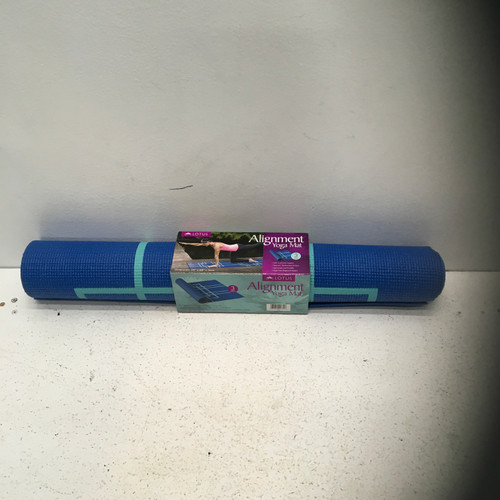 Vist Large View of Product Image Which is ALIGNMENT Yoga Mat Navy Blue