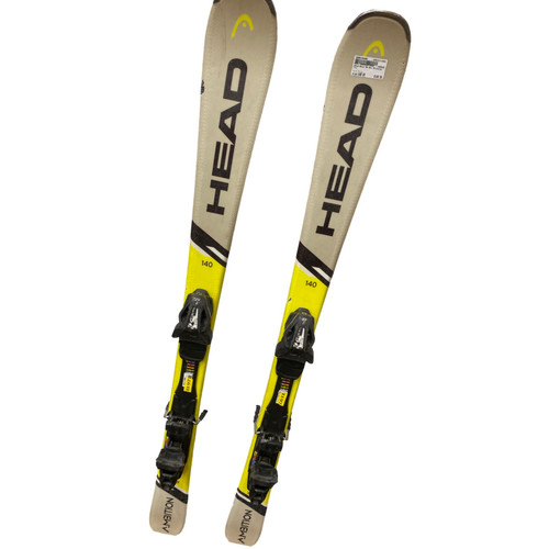 Vist Large View of Product Image Which is Used Head Boys DH Ski/Binding White 140 cm