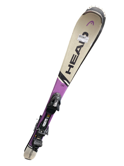 Vist Large View of Product Image Which is Used Head Boys DH Ski/Binding White 130 cm