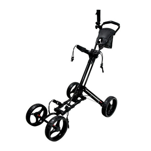 New Revelation Smooth Ride 4 Wheel Golf Push Cart 11820-35HSRO44128