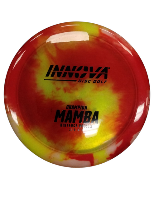 Vist Large View of Product Image Which is New Innova CHAMPION MAMBA Disc Golf Driver Red