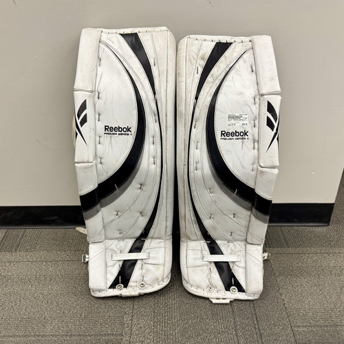 Used Reebok PREMIER SERIES III Goalie Leg Pads Senior 34" +2" 11506-S000276319