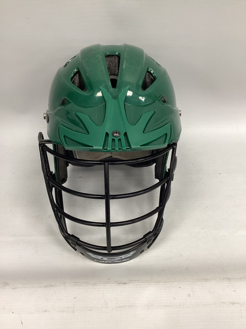Vist Large View of Product Image Which is Used Cascade CLH2 Lacrosse Helmet Green One Size