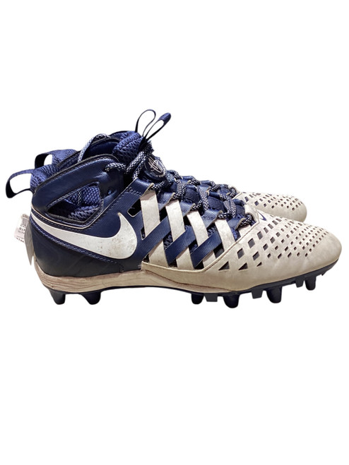 Vist Large View of Product Image Which is Used Nike LAX Cleats Mens White Senior 8.5
