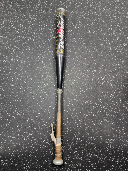 Vist Large View of Product Image Which is Used Demarini CF4 BLACK DOUBLEWALL BB/SB Youth Bat Copper 29"