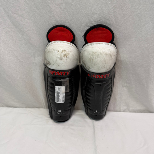 Vist Large View of Product Image Which is Used Infinity SHIN GUARDS Junior Shin Guards Black 8 1/2"