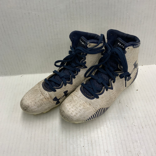 Used Under Armour Adult FB Cleats White Senior 6.5 11762-S000060923