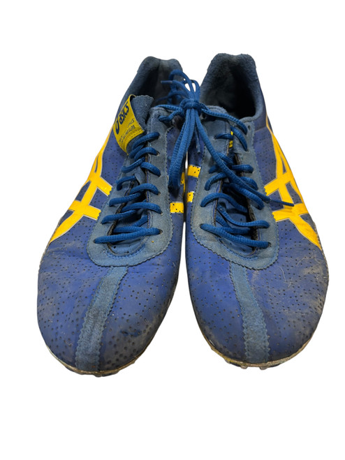 Vist Large View of Product Image Which is Used Asics Track & Field Cleats Adult Royal Blue Senior 8