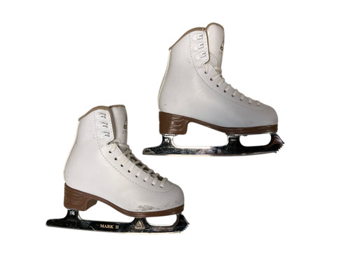 Vist Large View of Product Image Which is Used Jackson MYSTIQUE Girls Figure Skate White Youth 11.5