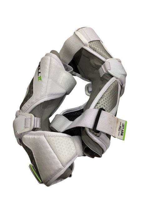Vist Large View of Product Image Which is Used STX CELL VI Lacrosse Arm Pads/Guards White LG 11884-S000043978