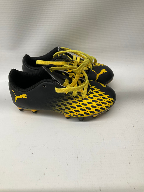 Vist Large View of Product Image Which is Used Puma SPIRIT III FG Soccer Cleats Black And Gold Youth 09.0 11836-S000024061