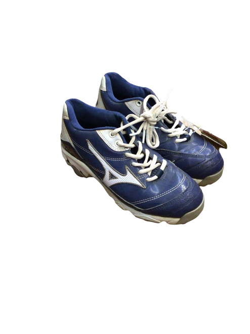 Vist Large View of Product Image Which is Used Mizuno LADIES SOFTBALL BB/SB Cleats Navy Blue Senior 5.5 11799-S000166077