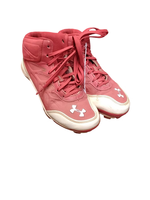 Vist Large View of Product Image Which is Used Under Armour BASEBALL BB/SB Cleats Red Junior 03.5 11799-S000187108