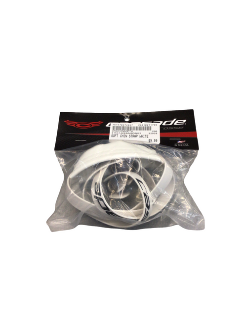 Vist Large View of Product Image Which is New SOFT CHIN STRAP WHITE