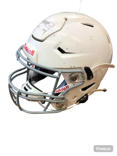 Used Riddell SPEED FLEX FB Helmet White SM 11799-S000191371