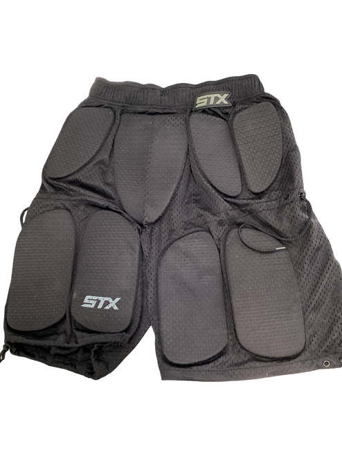 Used STX PADDED SHORTS Lacrosse Bottom Y Black LG 11613-S000156751