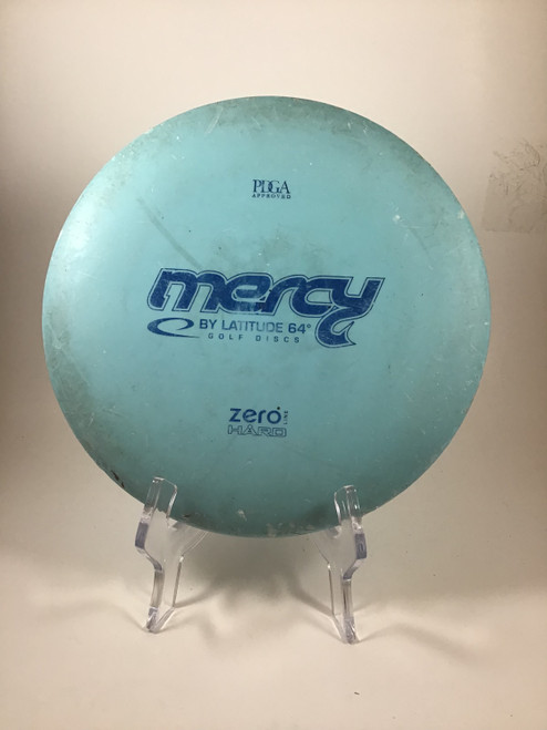 Vist Large View of Product Image Which is Used Latitude 64 ZERO MERCY Disc Golf Putter Royal Blue 174g