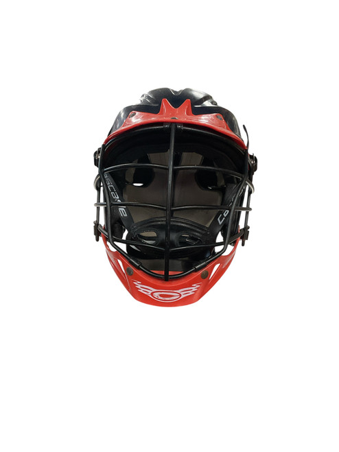 Vist Large View of Product Image Which is Used Cascade CPVR Lacrosse Helmet Navy Blue XS