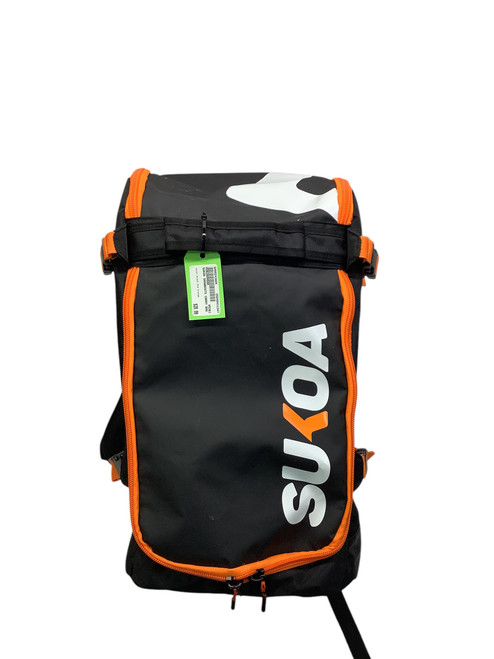 Vist Large View of Product Image Which is Used Snowshoe Bag Black And Orange
