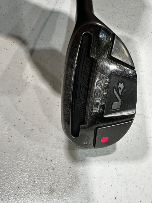 Vist Large View of Product Image Which is Used Adams Golf IDEA TECH V4 Mens Hybrid Club RH 5 Hybrid