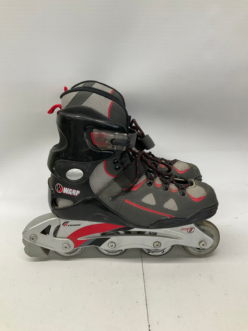 Vist Large View of Product Image Which is Used Face Forward WARP Senior Rec Fitness Skates Grey Senior 7