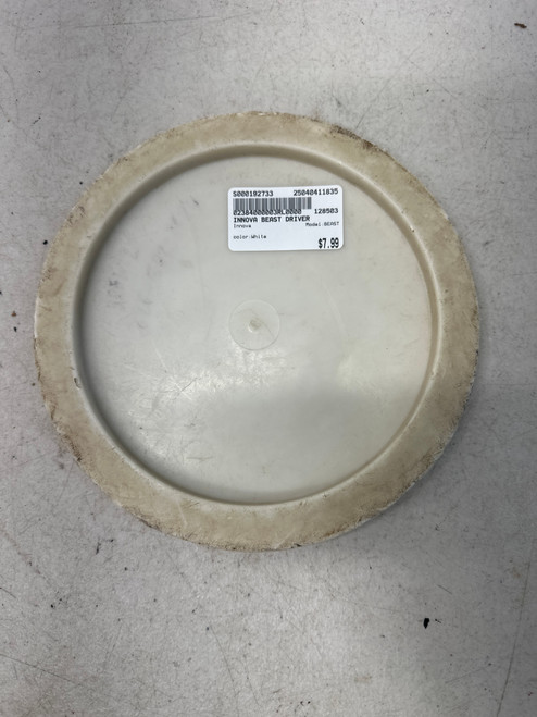 Used Innova BEAST Disc Golf Driver White 11835-S000192733