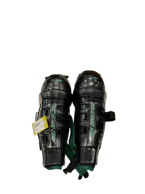 Vist Large View of Product Image Which is Used Bauer IMPACT Senior Shin Guards Black 15" 11856-S000017995