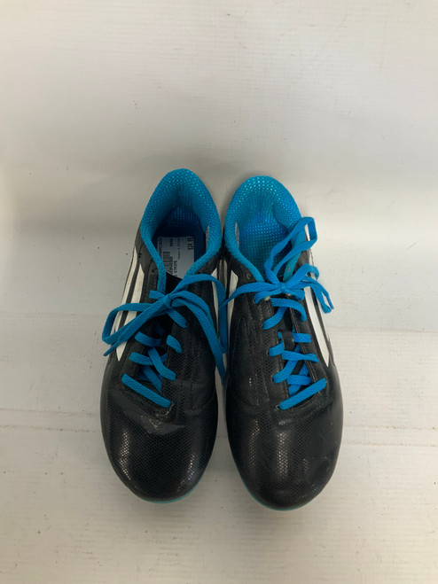 Used Adidas 3 STRIPE Soccer Cleats Black Junior 04 11823-S000030285