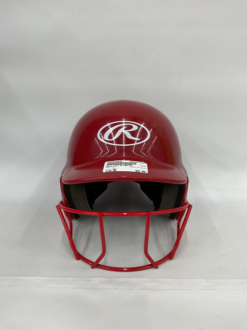 Vist Large View of Product Image Which is Used Rawlings MLTBH-R1 Batting Helmet w/Mask Red MD