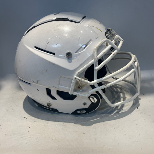 Used Schutt V7 2.0 FB Helmet White LG 11878-S000018337