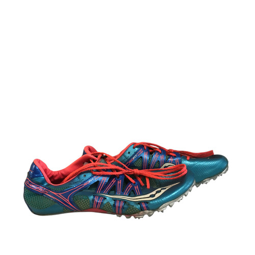 Vist Large View of Product Image Which is Used Asics Track & Field Cleats Adult Royal Blue Senior 9