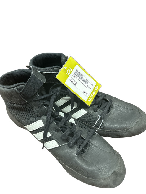 Vist Large View of Product Image Which is Used Adidas Wrestling Shoes Black Senior 12