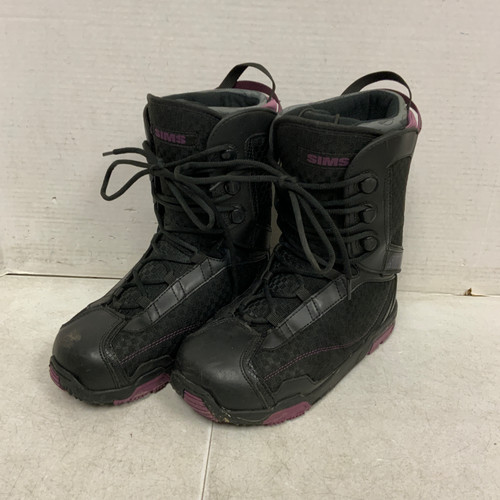 Used Sims Womens Snowboard Boots Black Senior 8 11762-S000061033
