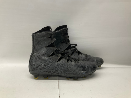 Used Under Armour Adult FB Cleats Black Senior 8 11836-S000024110
