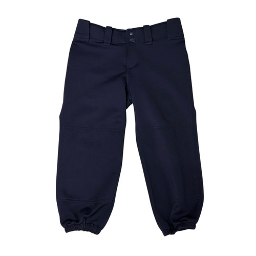 Used Mizuno PERFORMANCE Softball Pant Girls Navy Blue LG 11406-S000104255
