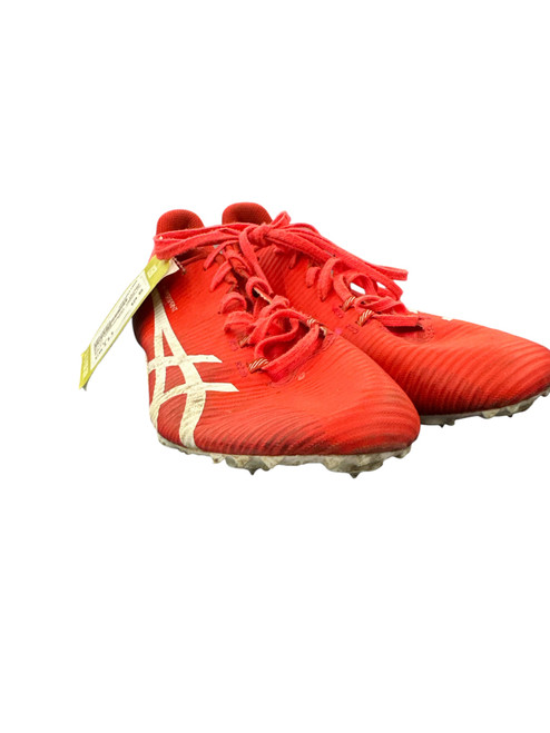 Vist Large View of Product Image Which is Used Asics HYPERSPRINT Track & Field Cleats Adult Red Senior 8.5