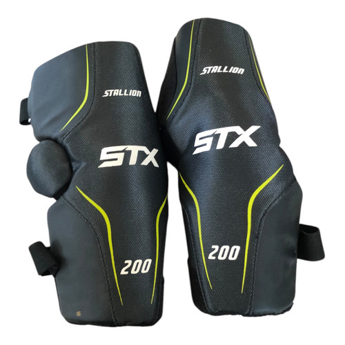 Vist Large View of Product Image Which is Used STX ELBOW PAD Lacrosse Arm Pads/Guards Black MD 11820-S000039028