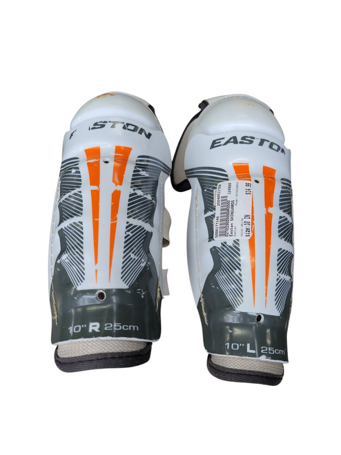 Vist Large View of Product Image Which is Used Easton SHINGUARDS Youth Shin Guards White 10" 11708-S000177140