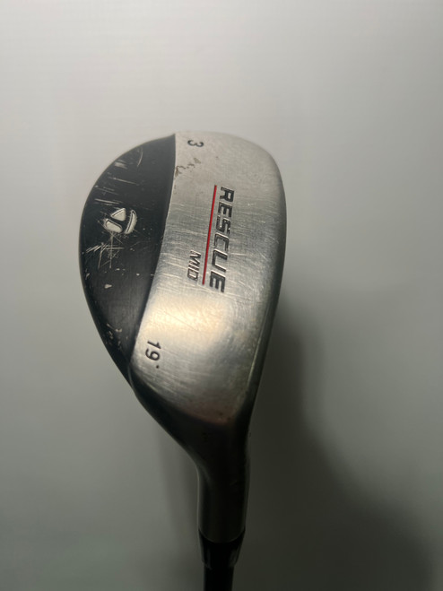 Used Taylormade TAYLORMADE RESCUE MID 3 WD Mens Hybrid Club RH 3 Hybrid 11843-S000011693